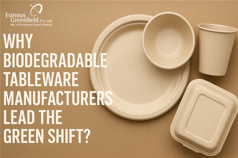 Why Biodegradable Tableware Manufacturers Lead the Shift to Green Packaging